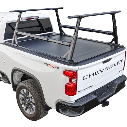 Syneticusa AR Automatic Retractable Truck Bed Cover with R1 Rack