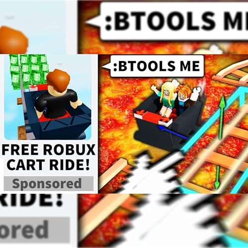 I made a Roblox CART RIDE game... and used ADMIN to mess them up Podcast Por  arte de portada