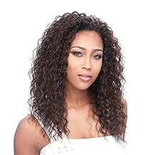 its a wig! Medium Long Length Curly Wavy Style Synthetic Fiber Half Wig - HW CAREFREE 1