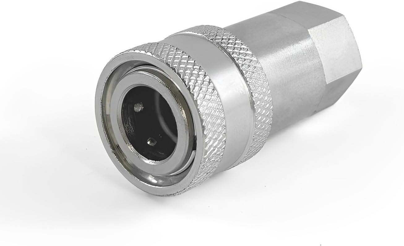 1/4" NPT Thread ISO 7241-A Hydraulic Quick Connect Coupler Set With Dust Caps