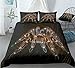 REALIN Spider Theme Bedding Trippy Animal Duvet Cover Set Girl Boy Kids Bed Sets 2/3/4PCS Quilt Covers/Sheets/Pillow Shams,Twin/Full/Queen/King (B,Twin-172x218cm-4PCS)
