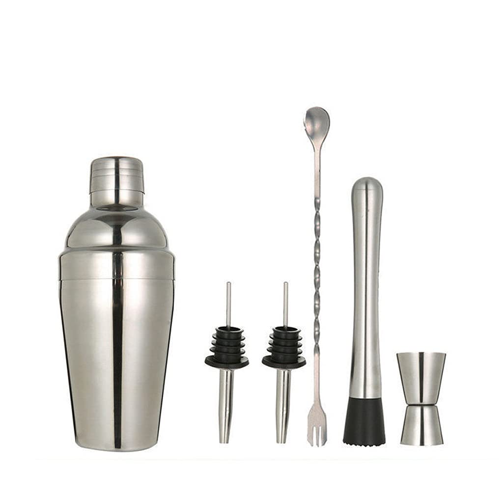 Conjunto de cocteles de cóctel para evitar derrames al mezclar bebidas