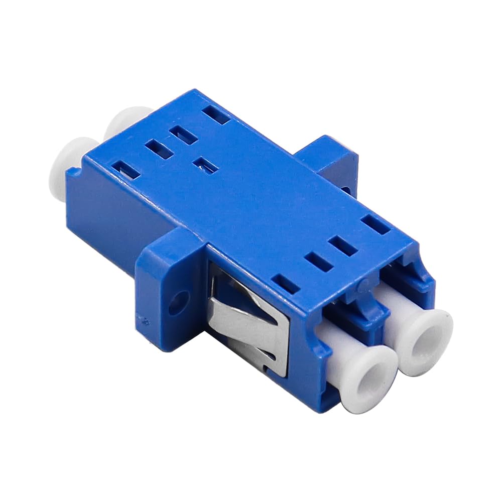 DollaTek 10PCS Fibra Ottica LC a LC Adattatore Monomodale UPC Duplex Fibra Ottica Extender/Fibra LC Accoppiatore Serie