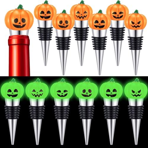 Blosssound 12 Pcs Halloween Wine Stopper Party Favors for Adults ...