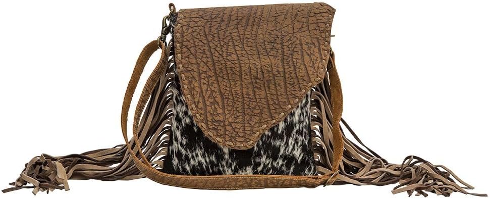 Myra Bag Leather Fringe Purse - Western Style Fringe Purses for Women, Genuine Leather Boho Bags for Women, Cowgirl Gifts