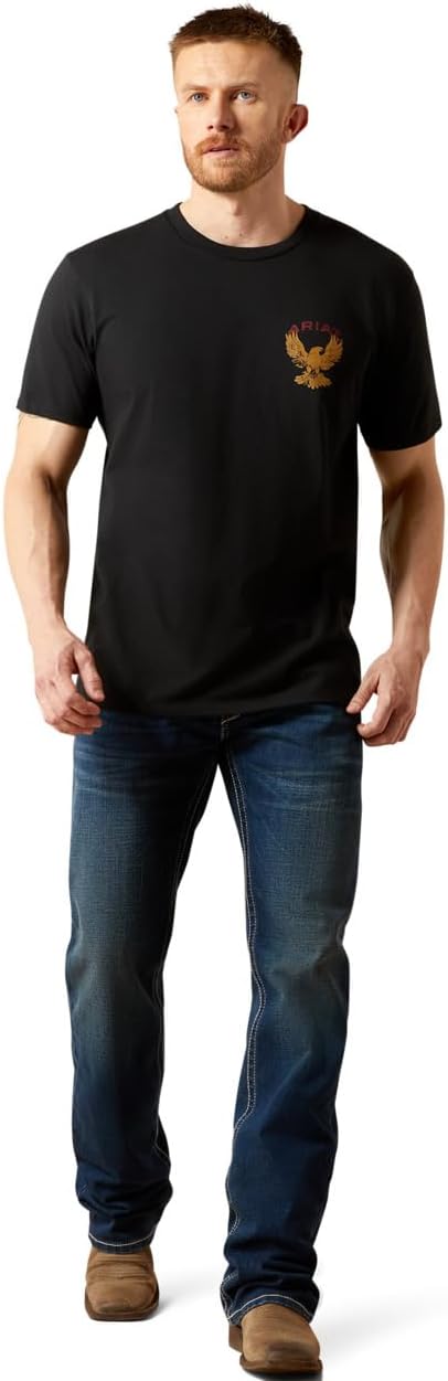 Ariat Mens Ariat Rustic Eagle T-Shirt - Image 3