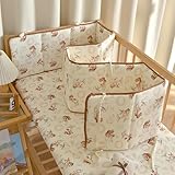 【Sécurité du bébé】 En tant qu'élément clé d'une configuration de lit de bébé plus sûre, ces barrières de lit rembourrées protègent les nouveau-nés des chocs ou des bords durs des rails, empêchant leurs pieds ou leurs jambes de se coincer dans les espaces. Ils créent un environnement calme et sécurisé permettant à votre bébé de dormir et de jouer, transformant les espaces ordinaires du lit de bébé en zones plus sûres et plus confortables for le repos et la récréation.​