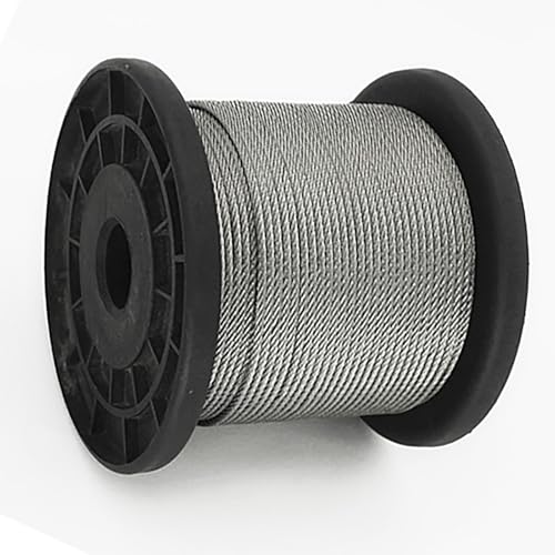 Câble acier inoxydable 304 de 4mm structure 7x19 robuste et durable