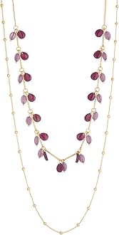 Layered Long Necklaces for Women Long Beaded Chain Necklace CostumeJewelry Mothers Day Gifts for Mom