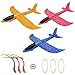 Diealles Shine 3 Pezzi Aliante Schiuma, 36cm Aereo Giocattolo per Bambini Sport Allaperto Giocattoli o Regalo