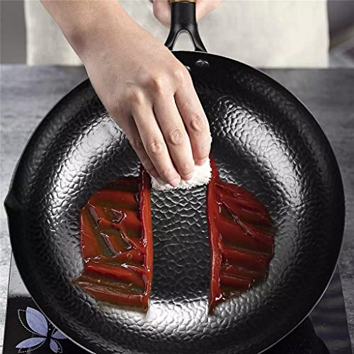 Wok de Acero Carbono 32cm con Tapa Fondo Plano miniatura 5