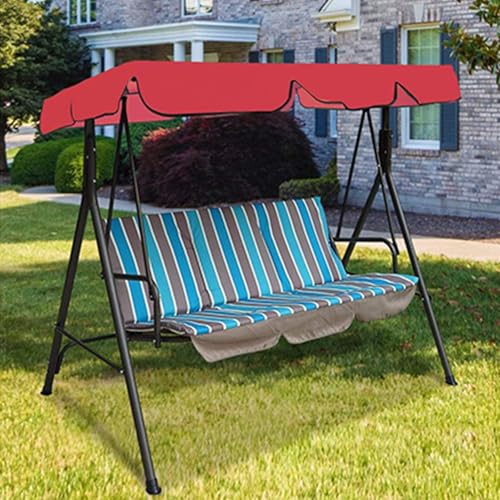 3-Seater Garden Swing Seat Canopy Replacement Waterproof Oxford Cloth Suitable For Outdoor Courtyard Swing Ceiling Replacement - Image 6