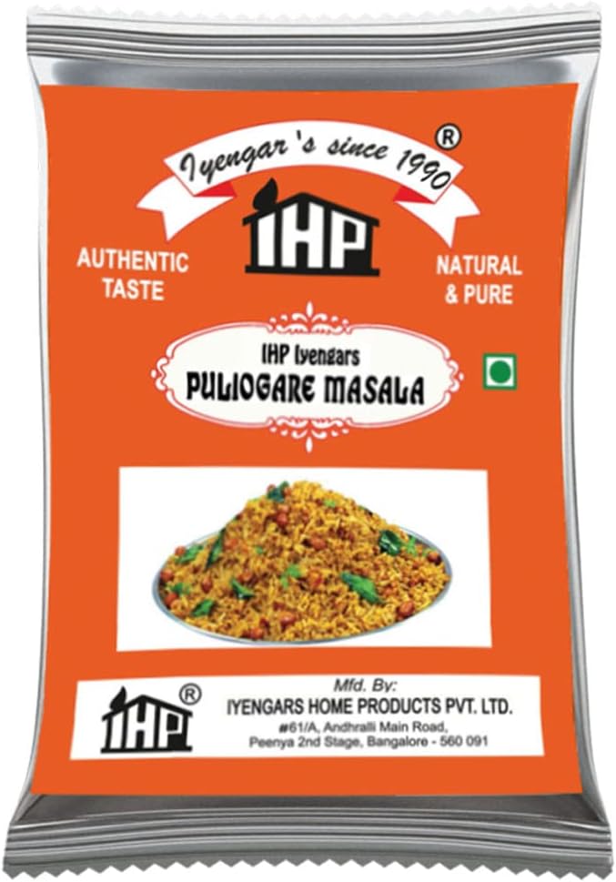 IYENGARS PULIOGARE MASALA 500 gm X 2 | Masala Pack Set of 2