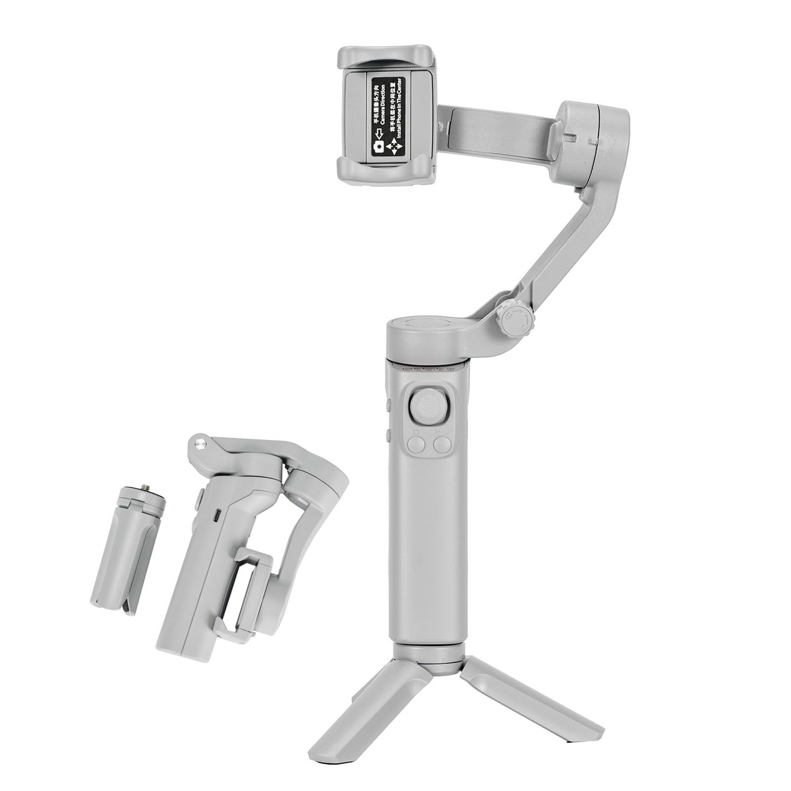 Amazon.com: Estabilizador de cardán de teléfono celular de tres ejes Barra  de cardán de mano plegable Estabilizador de cinta de video con seguimiento  facial Estabilizador cardán universal : Celulares y Accesorios