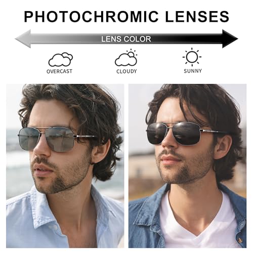 URUMQI Polarized Aviator Sunglasses for Men Women,UV400 Protection Lens, Ultra Lightweight Pilot Sun Glasses for Driving Golf2