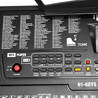 Synthétiseur arrangeur Divarte Synth’art 61 Deluxe avec haut-parleurs intégrés Piano numérique 61 Touches avec LED, 255… - Les Beatles, Paul McCartney, John Lennon, RIngo Starr, George Harrison Synthétiseur arrangeur Divarte Synth'art 61 Deluxe avec haut-parleurs intégrés Piano numérique 61 Touches avec LED, 255… – Image 6