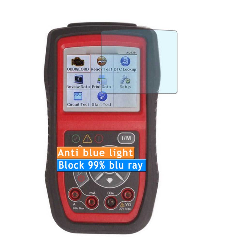 3-Pack Anti Blue Light Screen Protector, compatible with Autel Autolink AL539 / AL539b TPU Film Protectors Sticker [ Not Tempered Glass ]