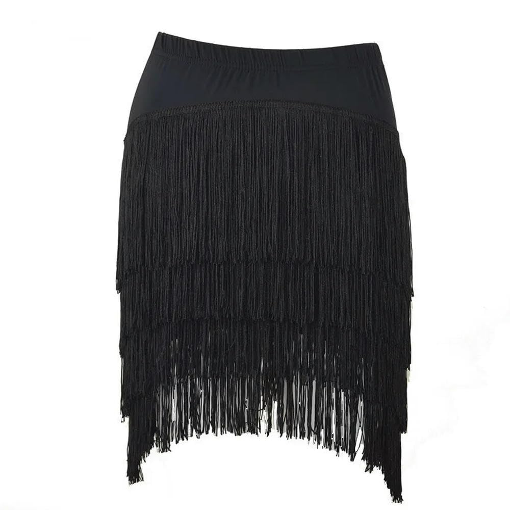 LUAND Frange en Polyester Longue de 10 Yards, 50CM, Garniture de Franges, Bricolage, Robe Latine, Accessoires pour vêtements de scène, Ruban en Dentelle