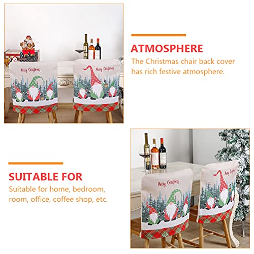 The Lovely And Exquisite Santa Claus Sitting Room Chair Cover Dining Room Chair Cover Home Decor For Celebration Party #TOP5