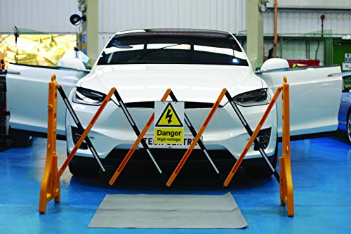 Signalisation de danger Laser 6642 haute tension avec texte Danger High Voltage explicite - 2