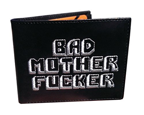 Preisvergleich Produktbild Geldbeutel mit Aufschrift Bad Mother Fucker, Ausführung in Silber