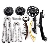 OCPTY Timing Chain Kit Tensioner Guide Rail fits for 2.8L 1999 2000 2001 2002 2003 VW Jetta Golf EuroVan VR6 AFP Engines 021109507b