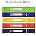 TechStone Resistance Bands Set for Men and Women, Pack of 5 Different Resistance Levels Elastic Band for Home Gym Long Exercise Workout – Great Fitness Equipment for Training, Yoga – Free Carrying Bag