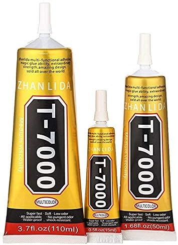 Amazon Com 15ml T 7000 More Powerful Epoxy Resin Adhesive T7000 Black Liquid Glue Super Sealant Handset Touch Screen Rack Maintenance Color 110ml Industrial Scientific