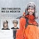 TOPEX XL/XXL Unisex Wintermütze Herren Trappermütze mit Ohrenklappen Fliegermütze Fellmütze Warme Russenmütze TE67191_Schwarz1 XL 60 großer Kopf