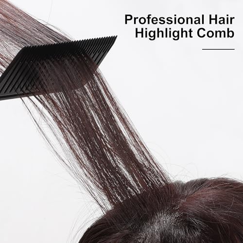 Peine para Mechas con Mango Ergonómico Negro miniatura 2