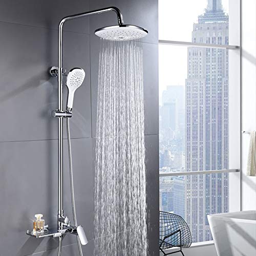 Ensemble combiné de douche multifonction et mitigeur bain inverseur