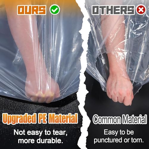 Lona transparente impermeable y resistente UV para proteger del viento 8