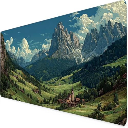 Grand tapis de souris XXL vert 1000 x 500 mm protège-bureau contre la fatigue des mains