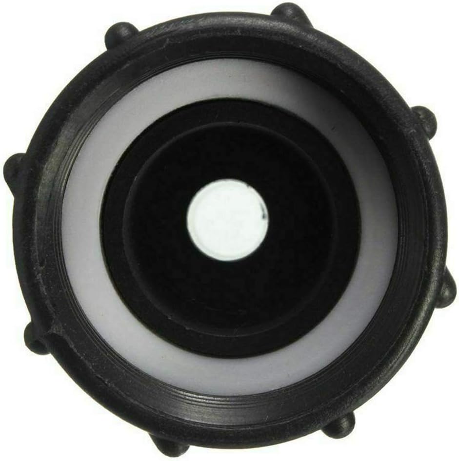 1000L IBC Water Tank Thread Valve Connector Garden Hose Adapter 60mm to 1/2 inch, Black, 1/2" - Image 3