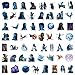 Movie Avatar Stickers Pack, 105 Pieces Pandora Themed Decals for Water Bottles, Laptop, Phone Case, Skateboard, Luggage, Notebook, Gifts for Fans Teens and Adults