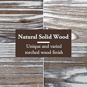 MyGift 2 Tier Wall Mounted Rustic Torched Wood Entryway Shelf with Key Hooks, Decorative Wooden Bathroom Shelving for Toiletries, Hand Towels, Plant Display MyGift 2 Tier Wall Mounted Rustic Torched Wood Entryway Shelf with Key Hooks Decorative Wooden Bathroom Shelving for Toiletries Hand Towels Plant Display