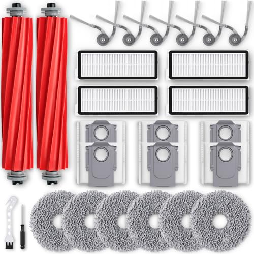 BUXEBUX 26Pcs Replacement Parts Accessories for Roborock Qrevo S Pro/QV 35A/ QV 35S Robot Vacuum...