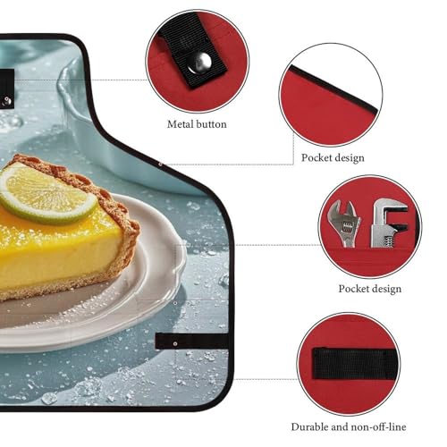 Delantal ajustable para trabajos con múltiples bolsillos miniatura 3