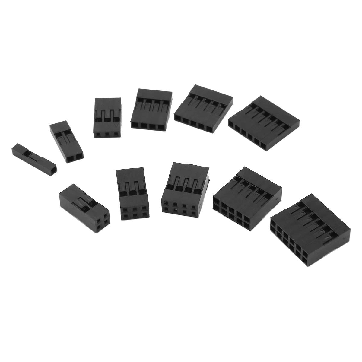Circuit Board Connectors 25-Pack Dupont Jumper Wire Pin Housing ...