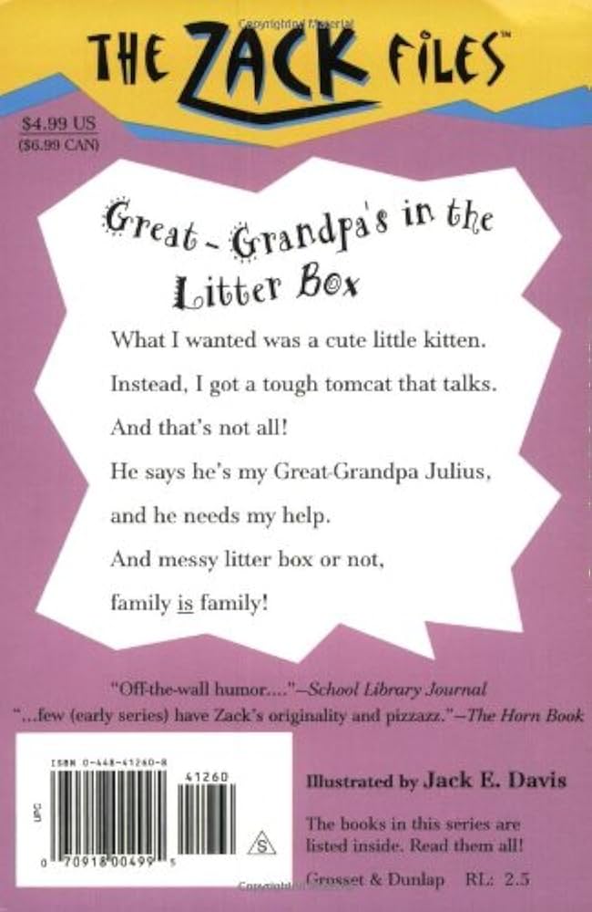 Amazon | Zack Files 01: My Great-grandpa's in the Litter Box (The Amazon | Zack Files 01: My Great-grandpa's in the Litter Box (The