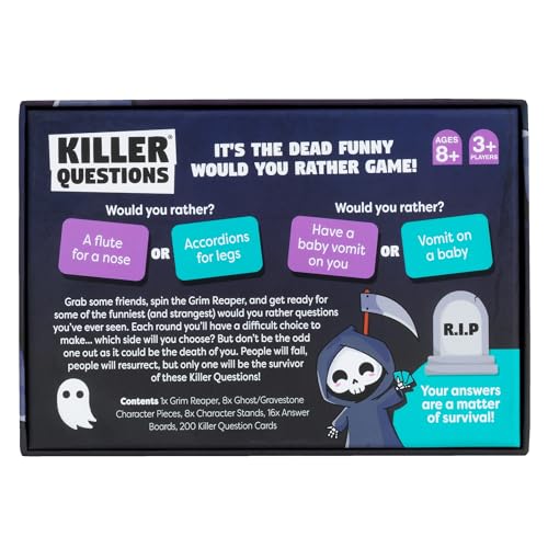 Ideal Killer Questions: The Ultimate ‘Would You Rather’ Party Card Game, for adults teens and kids age 8+ - Image 2