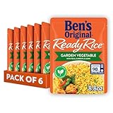 Uncle Ben's Ready Rice: Garden Vegetable Rice, Ready to Heat 8.8 Oz Pouches, Pack of 6