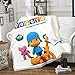 AZSOGOOD Couverture de canapé à Motif Pocoyo en Impression 3D,Couverture de Salon en Flanelle,utilisée pour Le lit,Toutes Les Saisons,Cadeau pour Enfants-B_150x200cm*1