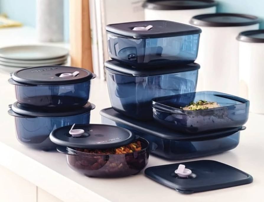 Amazon.com: Tupperware Vent and Serve Microwaveable 7 Piece