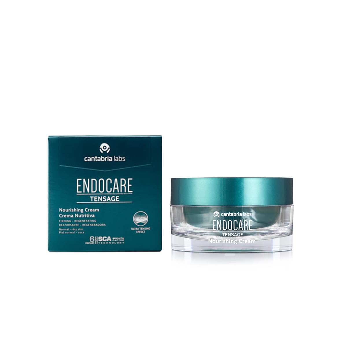 Cantabria Labs – Endocare Tensage Nourishing Cream – 50 ml – Crema antiarrugas, redensificante con triple acción reafirmante para Piel Normal y Seca – Textura Rica y nutritiva