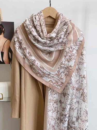 Image of Viscose Scarf for Women | Lightweight & Long | Stole for Women - Stylish Design | Neck Scarf, Hair Scarf, & Head Scarf for Women & Girls | All Season Accessory