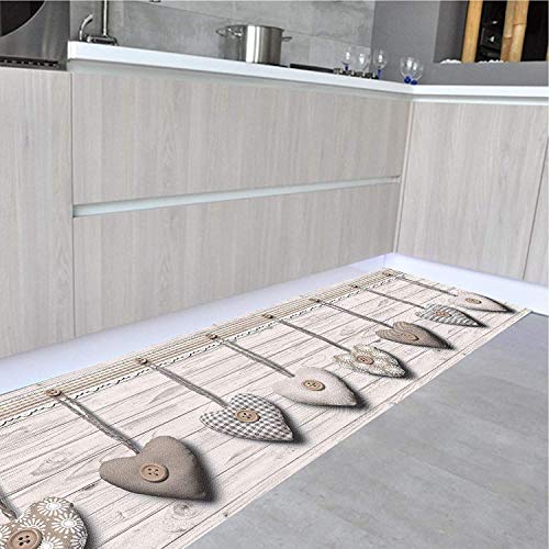 Tappeto Cucina Antiscivolo Lavabile in Vinile |