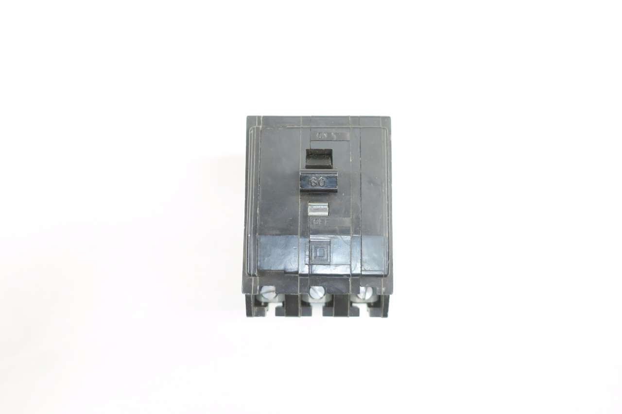 SQUARE D QO360 3P 60A AMP 240V-AC MOLDED CASE CIRCUIT BREAKER D578054