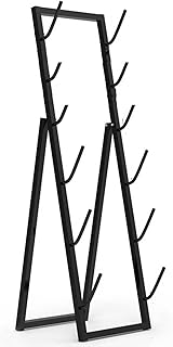 Soporte Para Tablas De Surf, Diseño De Niveles Múltiples Guardaesquís Soporte De Exhibición Para El Hogar Y El Garaje Almacenamiento Tablas De Snowboard Patinetas Scooter Hockey (Color : Black, Size