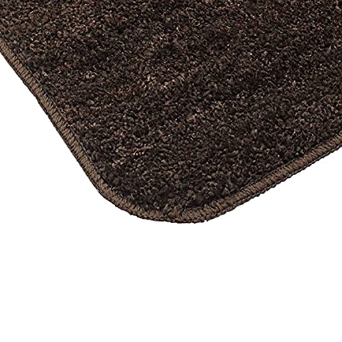 Image of SKIVE India Kitchen Mat and Runner with Anti Skid Backing,Colour Coffee Set of 2 (40x120(40 x 60) CM